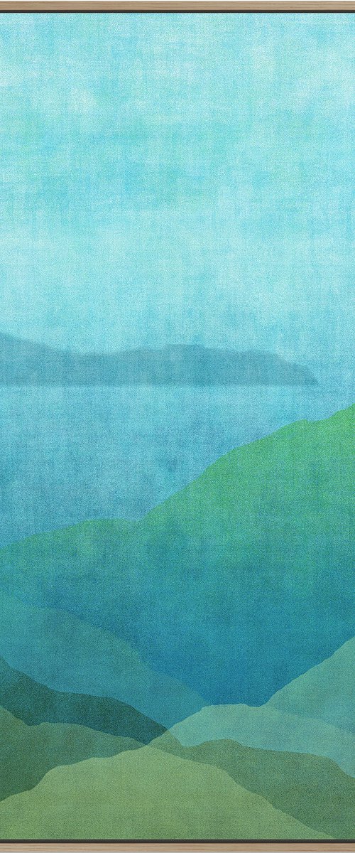 Gradual Harbour 127 x 127 cm by George Hall