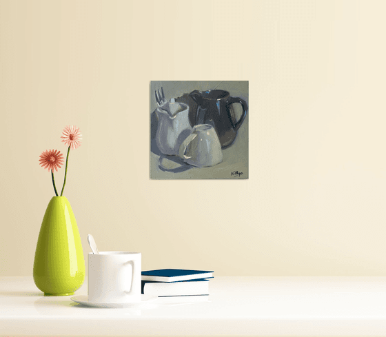 Small Painting - Black and White Series - 4 - Kitchen Decor