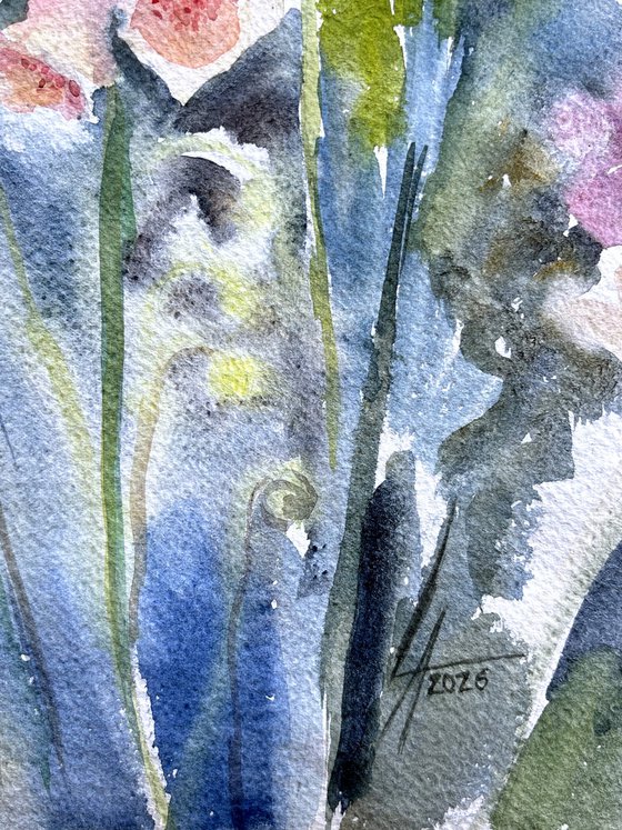 Foxglove and Wildflowers