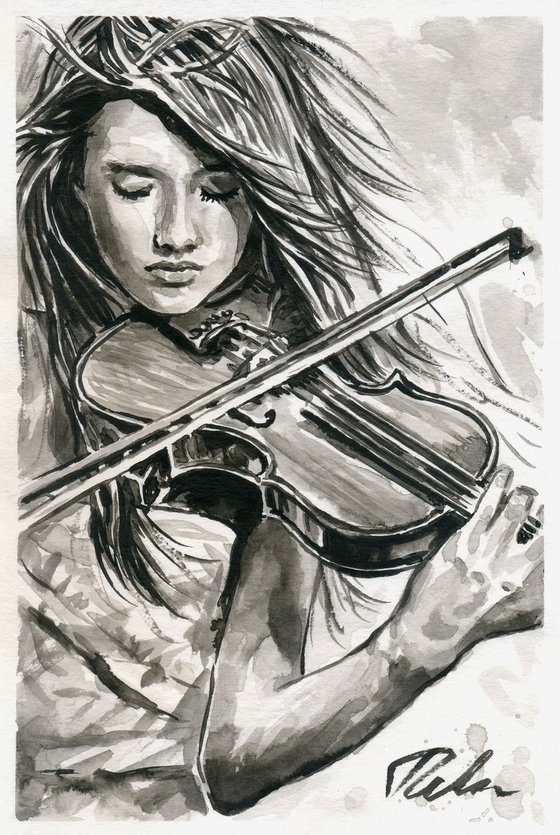 "Young Violinist"