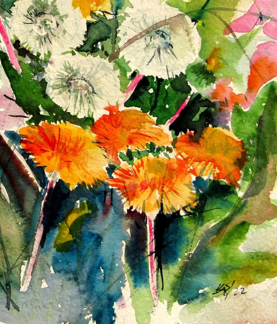 Beautiful dandelions