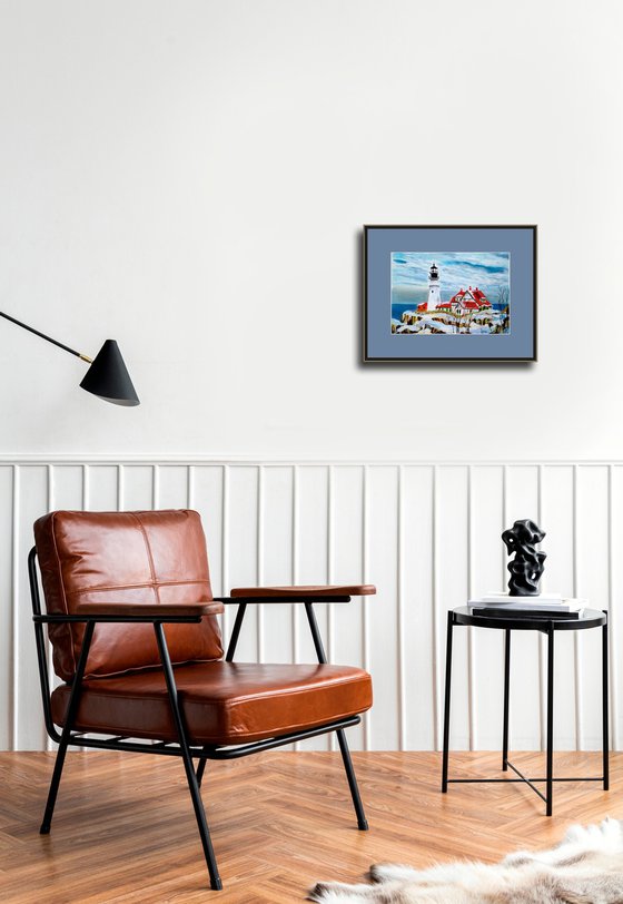 Red Roofs by the Sea