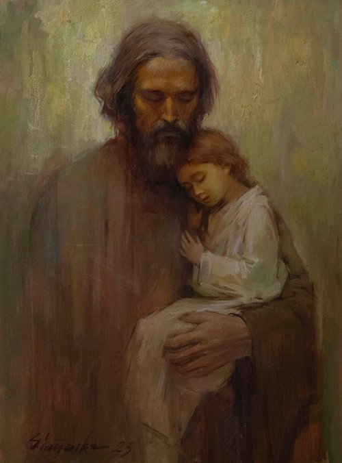 Father and son by Sergei Yatsenko