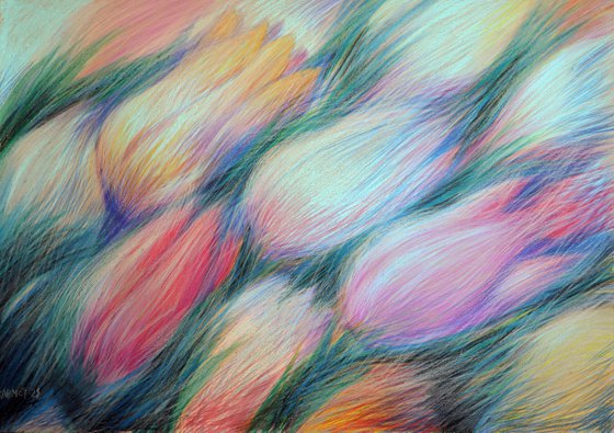 Tulips Blue