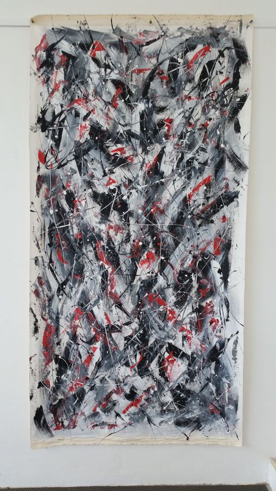 Abstract  ACRYLIC on CANVAS by M.Y.