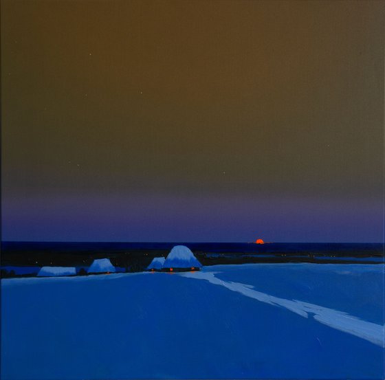 Winter sunset