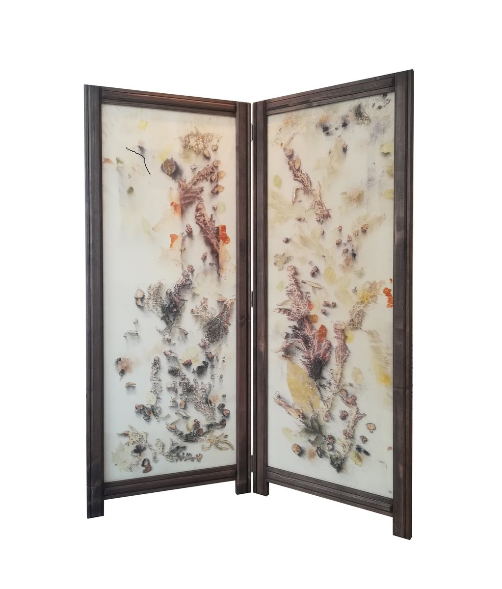 Impressionistic Botanical Sculpture By Irina Goleva, 49 X 62, From The Earth Iv, Original Artwork