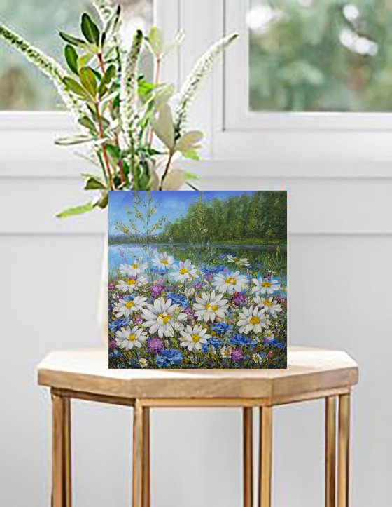 "Daisies by the Shore"