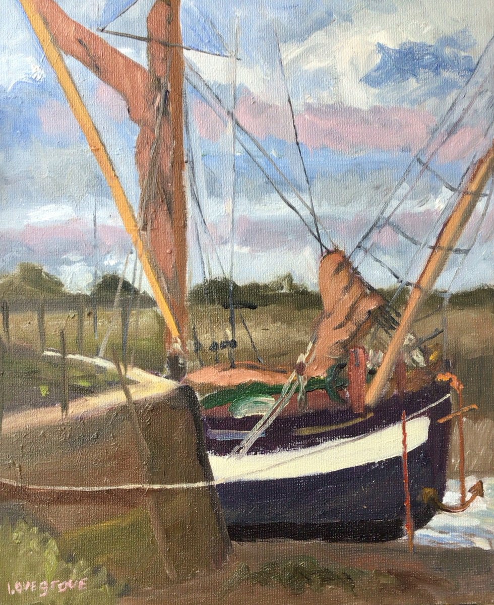 Impressionistic Landscape Oil Painting By Julian Lovegrove Art, 10 X 12", 