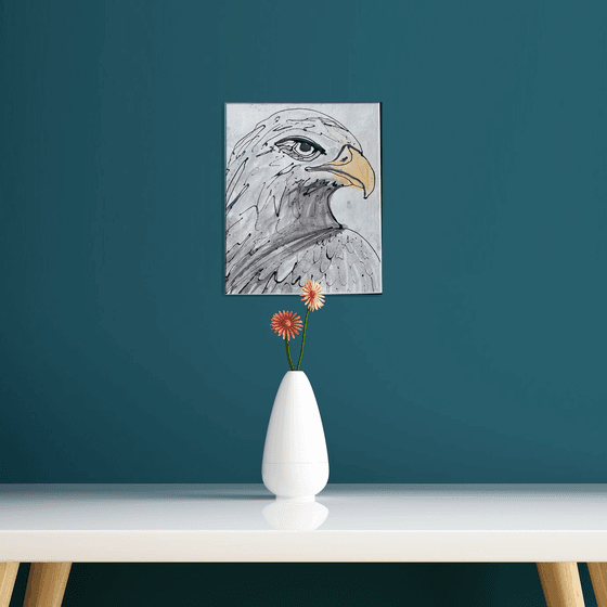 Eagle Ink Painting