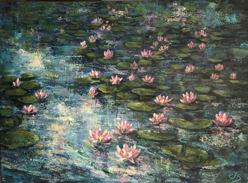 Lilly pond no4 by Colette Baumback