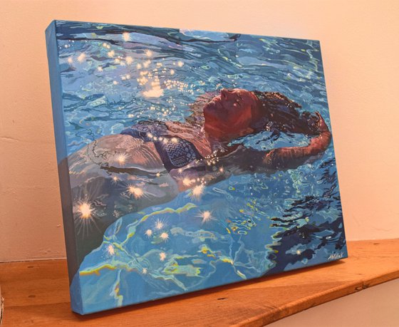 Liquid Light II - Swimming Painting
