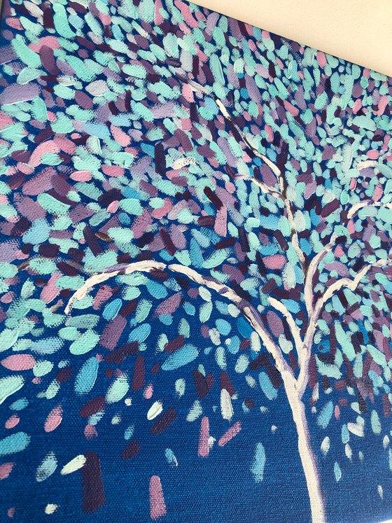 Blue tree