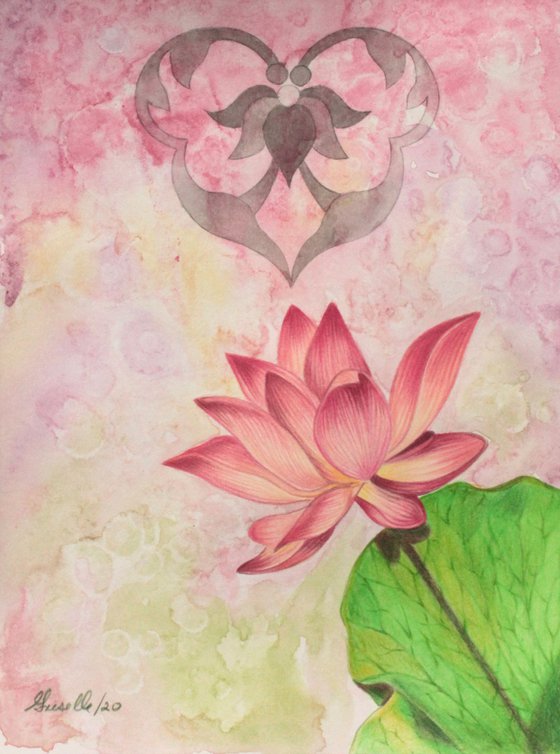 Sacred plants: Lotus flower.