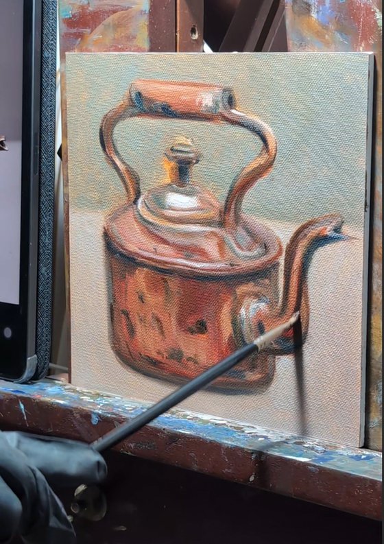 Copper Antique Kettle