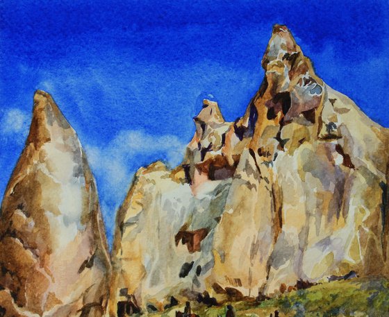 Cappadocia landscape painting