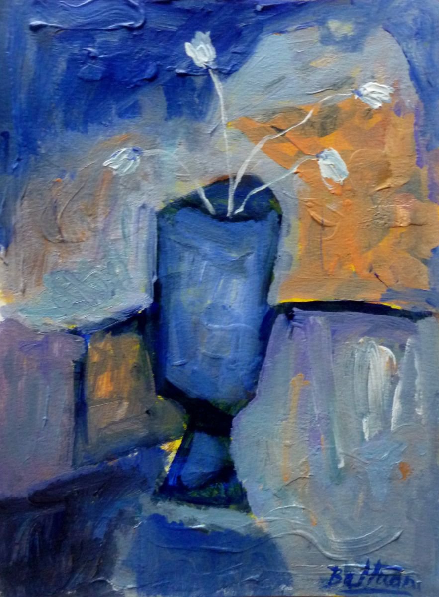 Le vase bleu by Pierre-Yves Beltran