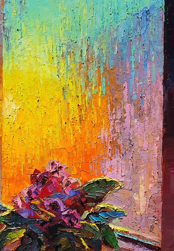 Morning Vase on the Windowsill