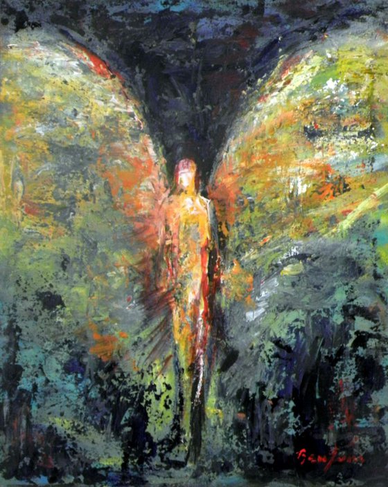 modern paintings of angels