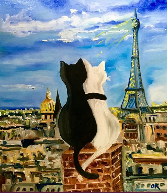 Cats in Paris.