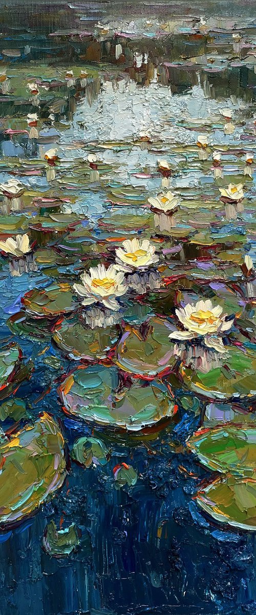 "Water lilies pond" by Evgeny Chernyakovsky