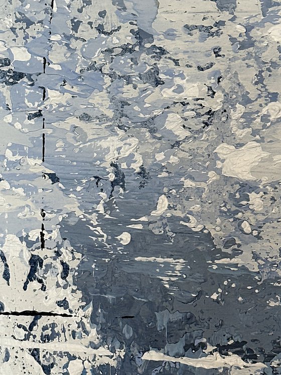 Still Point of Light. cool blue textures