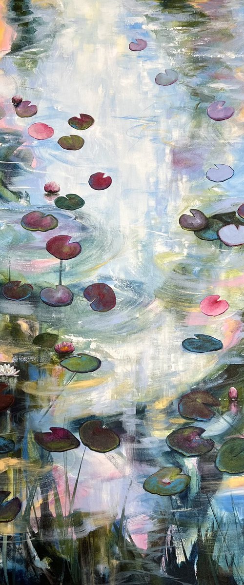 Happy At The Pond 8 by Sandra Gebhardt-Hoepfner