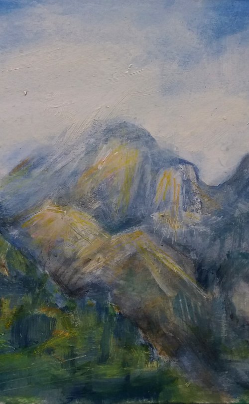 Mountains 2 Fornalutx Mallorca by Jean  Luce