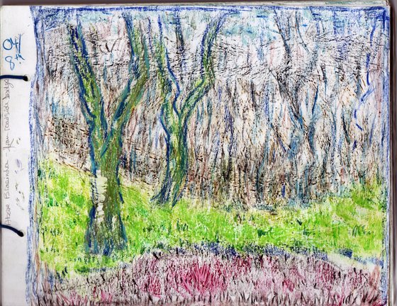 Trees in early spring, ex sketchbook 23.iv.08