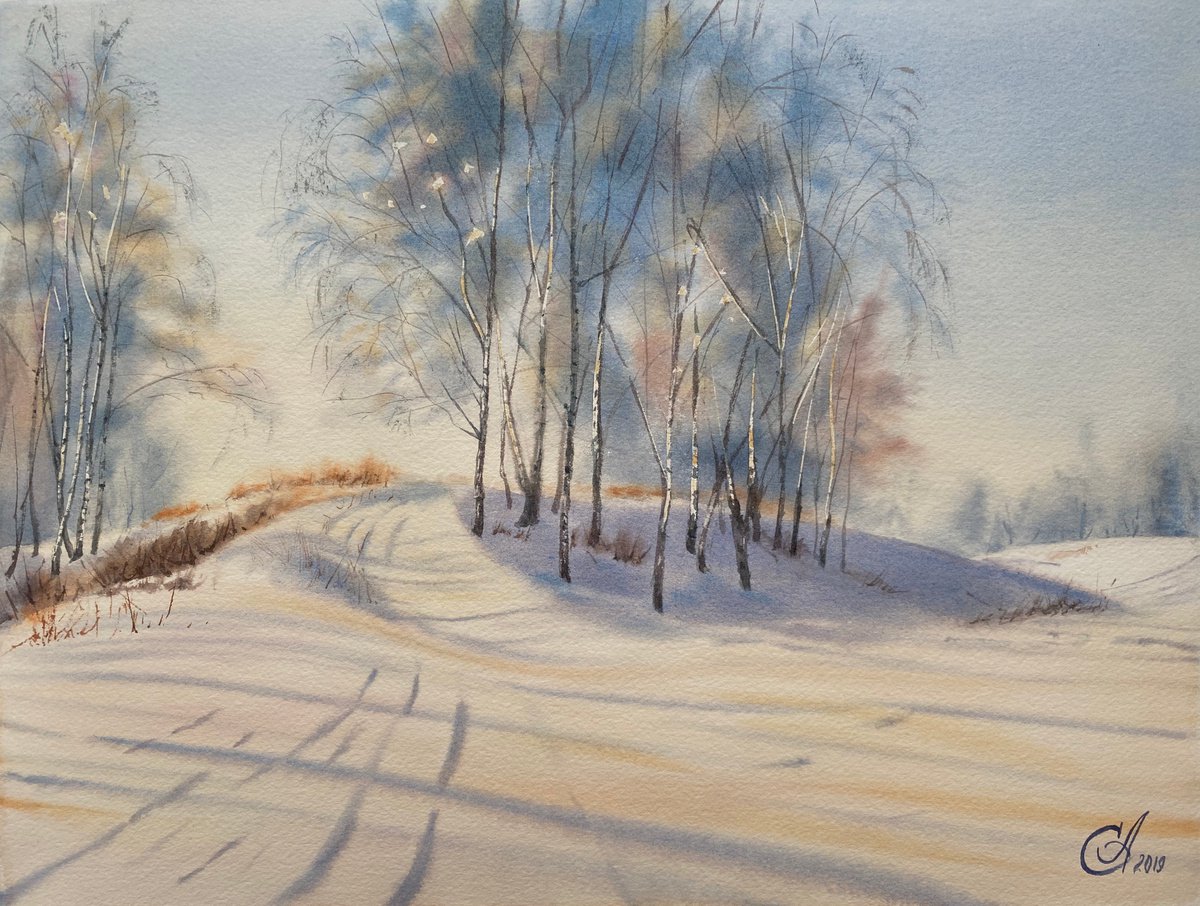 The Winter by Alla Semenova