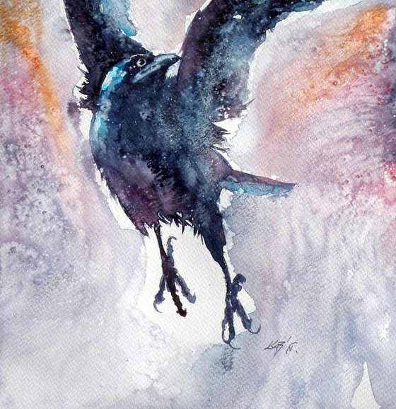Crow in autumn III