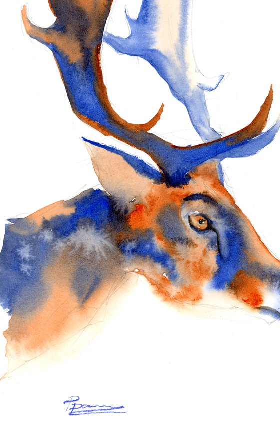 Bright deer (series Bright color animals 3 of 6)