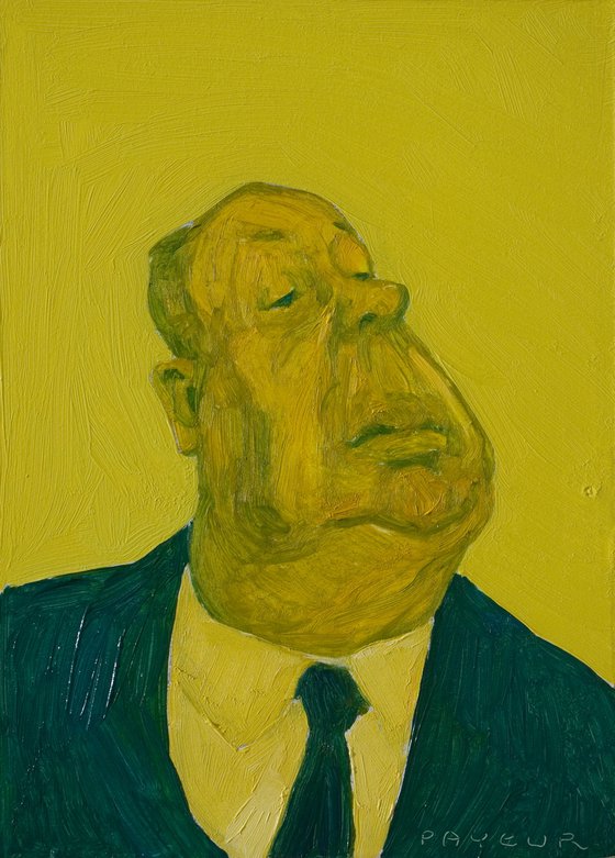 yellow Alfred Hitchock