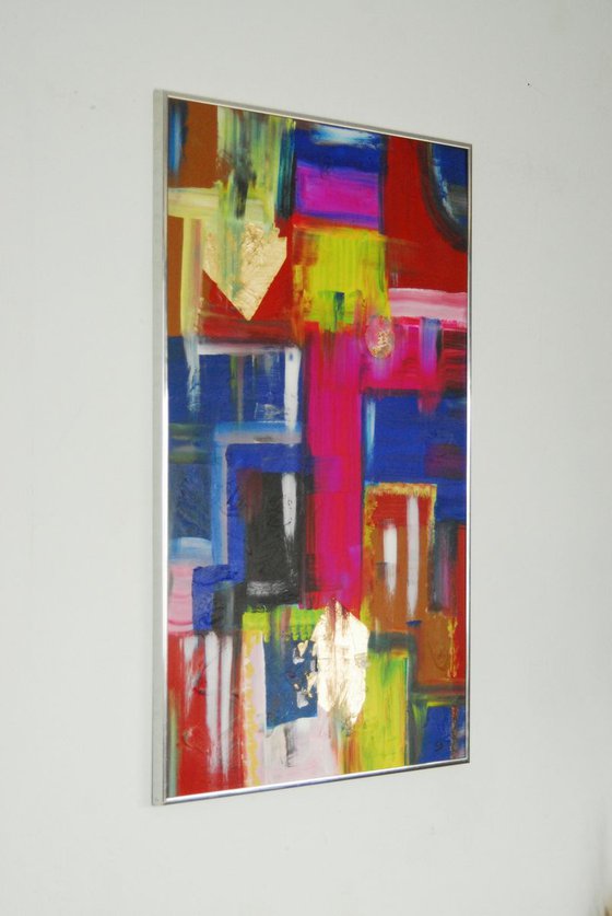 Abstract on wood 26