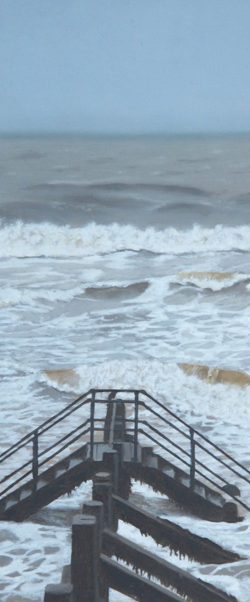 Coastal Storm - Cromer Beach by Christopher Witchall