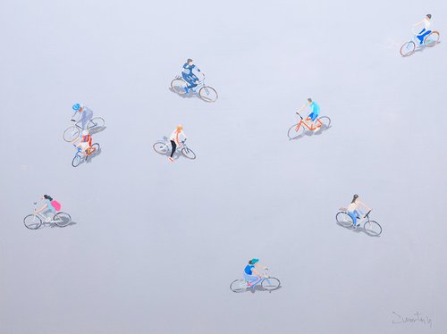 Bicycles II by Carlos Martín