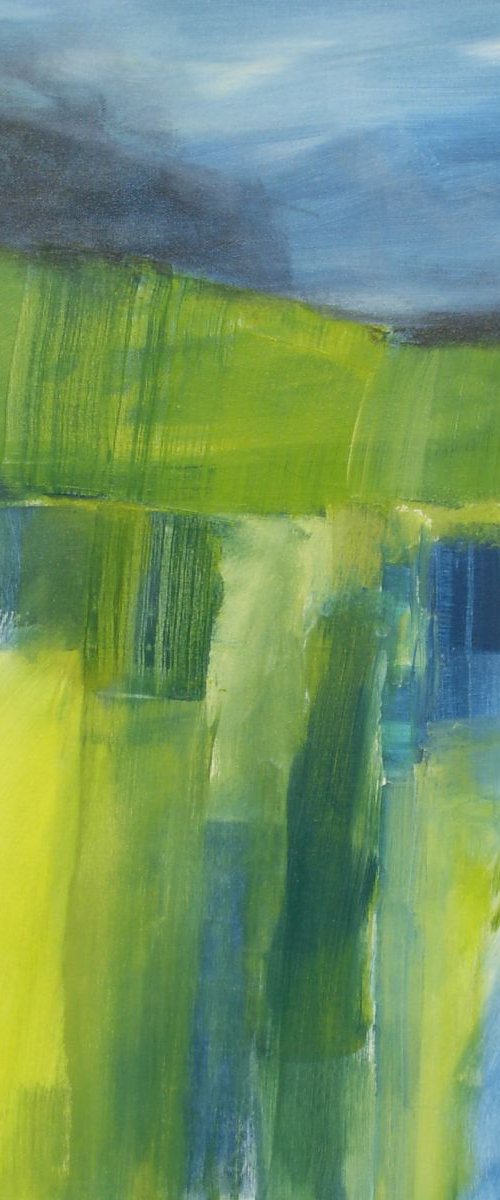 Abstract Surrey Landscape by Jan Rippingham