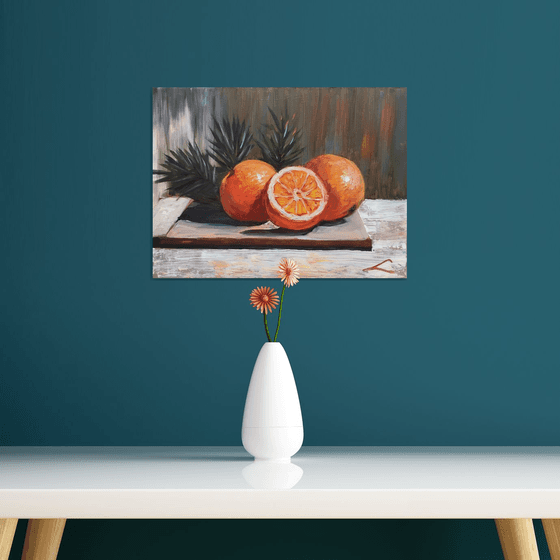 Composition with oranges