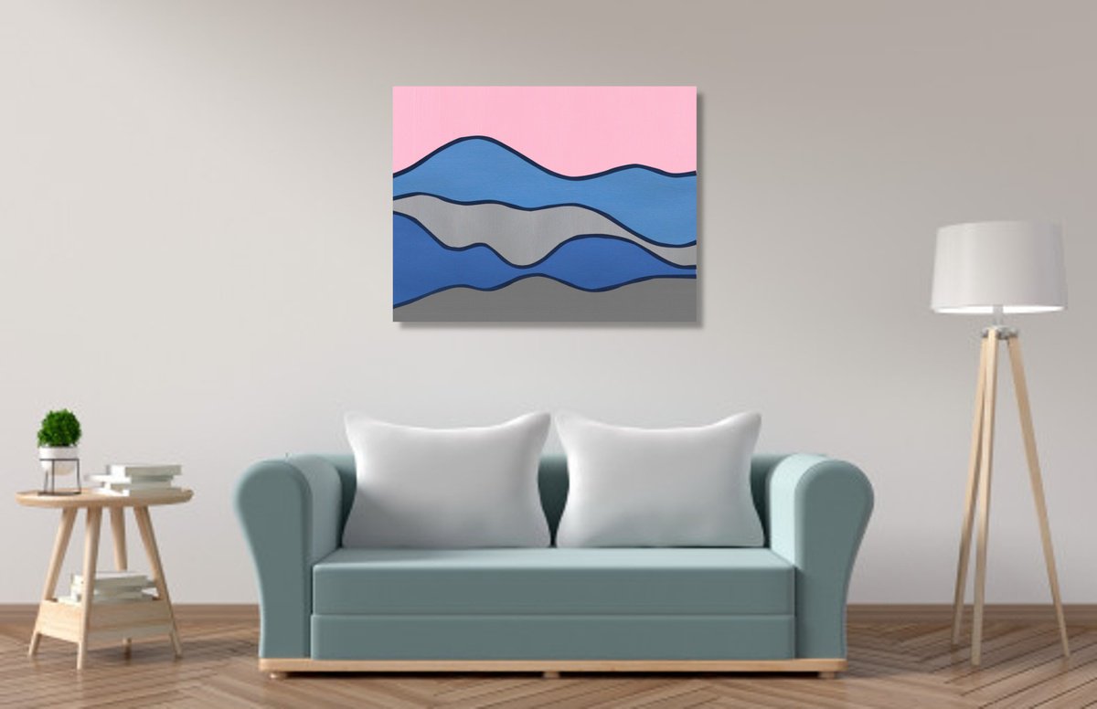  Abstract Landscape #28 By Marina Krylova, 39 X 31, Artwork For Sale On Artfinder
