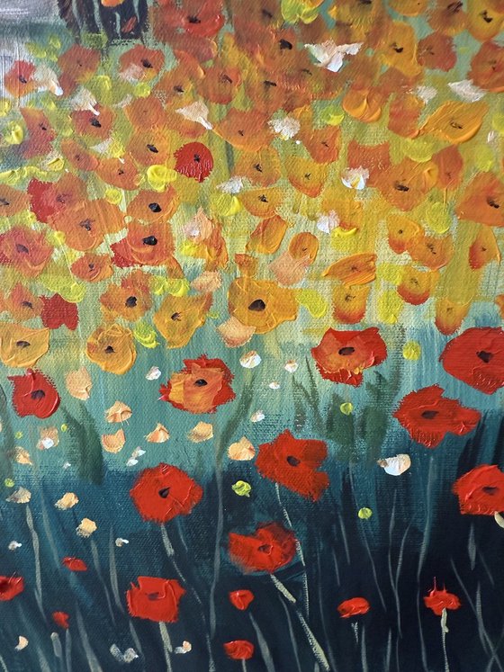 Woodland Poppies