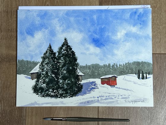 Winter at La Trélasse