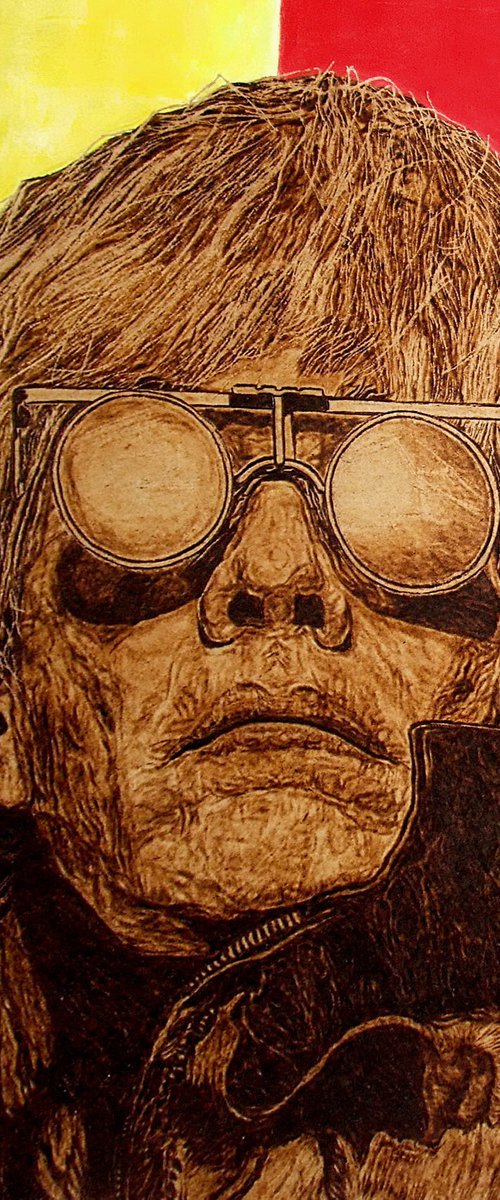 Andy Warhol by MILIS Pyrography