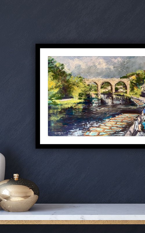 Knaresborough Waterfront by Andrew Moodie