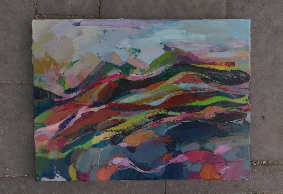 Magical summer mountains