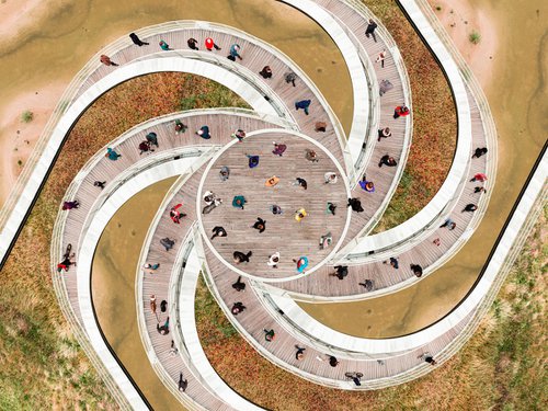 The World From Above - Spiral (1/10) by Werner Roelandt