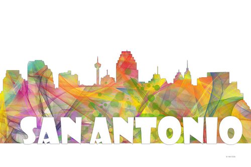 San Antonio Skyline MCLR2 by Marlene Watson