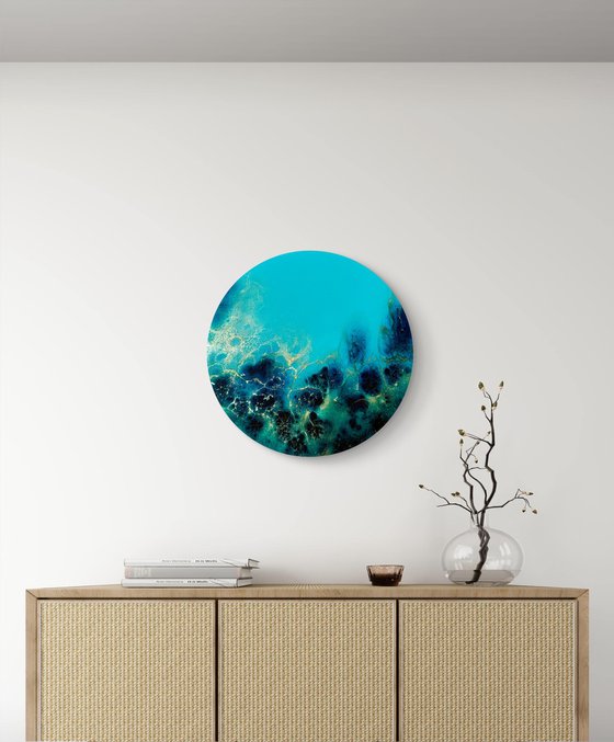 Golden Halo, Blue Depth #4