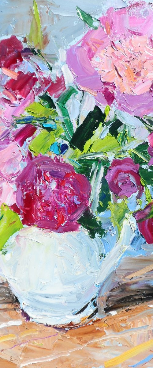 "   Peonies " by Yehor Dulin