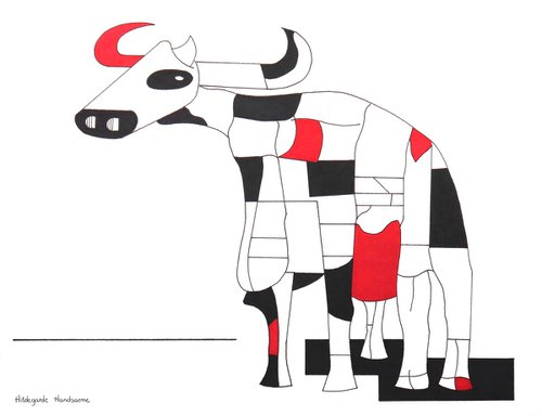 La Vache by Hildegarde Handsaeme