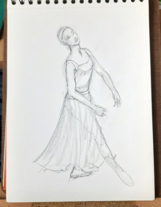 Ballerina Sketch 8